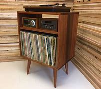 Image result for Turntable Console Cabinet