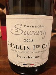 Image result for Francine Olivier Savary Chablis Fourchaume