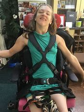 Image result for Cerebral Palsy Girl Wheelchair