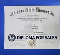 Image result for Arizona State Universityymeng Diploma