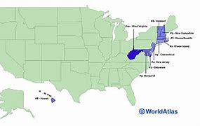 Image result for States in Order of Size Smallest to Largest