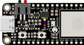 Image result for Esp32 Feather Pinout