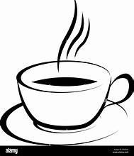 Image result for Black and White Coffee Cup Vector