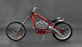 Image result for Motorized Chopper Bicycle