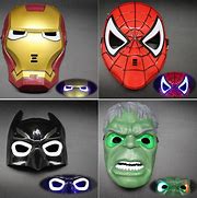 Image result for Superhero Halloween Mask