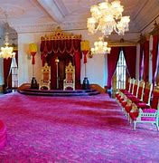 Image result for Inside Buckingham Palace Throne