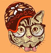 Image result for Hipster Cat Wallpaper