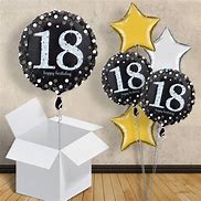 Image result for 18th Birthday Gold Balloons