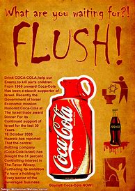 Image result for Coca-Cola Boycott Posters