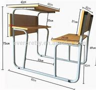 Image result for What Is the Standard Size Student Desk