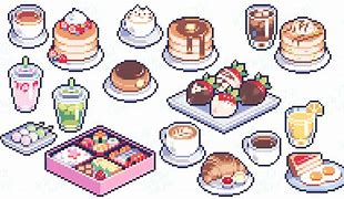 Image result for Pixel Cafe Food