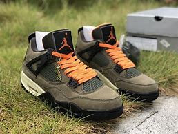 Image result for Jordan 4S Olive Green