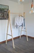 Image result for Wooden Hanging Rail