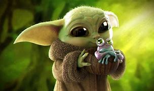 Image result for Baby Yoda Happy