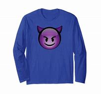 Image result for Black Singlet with Purple Devil Emoji