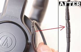 Image result for Cut Headphone Wire