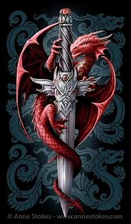 Image result for Dragon Around Sword Half Sleeve