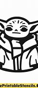 Image result for Baby Yoda Stencil