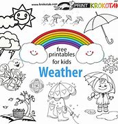 Image result for Printable Weather Coloring Pages for Kids
