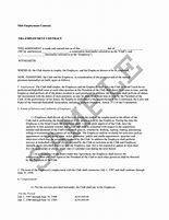 Image result for Standard Employment Contract