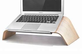 Image result for Wooden Adjustable Laptop Stand Tall