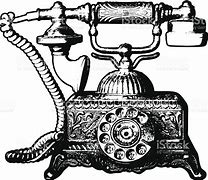 Image result for Old-Fashioned Phone Clip Art