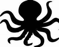 Image result for Octopus Silhouette From Above