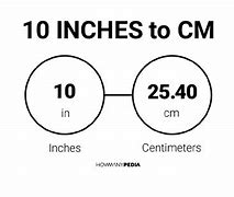 Image result for 10 Cm to Inches