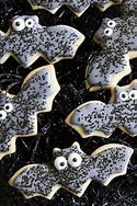 Image result for Halloween Bat Cookies