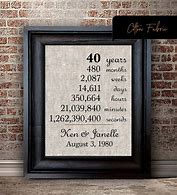 Image result for 40th Anniversary Gifts for Husband