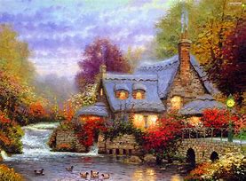 Image result for Thomas Kinkade Autumn