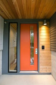 Image result for Orange Front Door