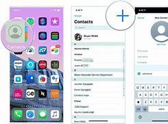 Image result for iPhone 8 Contacts Screen