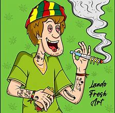 Image result for Shaggy Smoking Weed