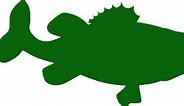 Image result for Largemouth Bass Silhouette