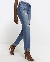 Image result for High-Waisted Slim Jeans