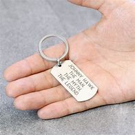 Image result for Photo Engraved Dog Tag Keychain