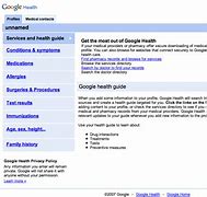 Image result for Google Health Sample Picture