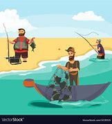 Image result for Fisherman Cartoon with Big Head