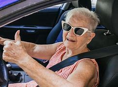 Image result for Modern Old Lady Car Window