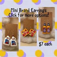Image result for Mini Brand Earrings