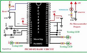 Image result for Microcontroller Circuit Diagram
