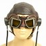 Image result for Leather Aviation Helmet