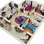 Image result for Three Bedroom Apartment Floor Plans