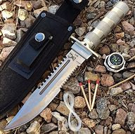 Image result for Hunting Sharp Knife with Sheath