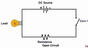 Image result for Open Switch Circuit