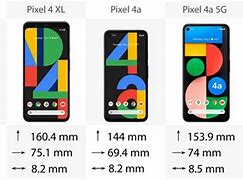 Image result for google pixels 5 sizes