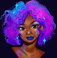 Image result for Black Galaxy Girl