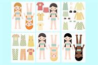 Image result for Cut Out Dolls