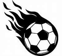 Image result for Soccer Ball Flame SVG